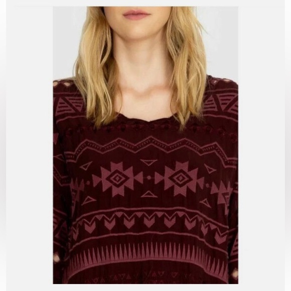 Johnny Was Avery Embroidered Boho Merlo Dress - Picture 3 of 10